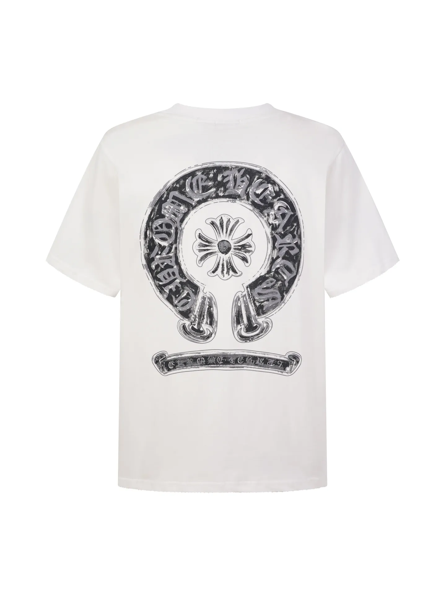 Chtome Hearta/ T g， ， 。 Same Style , 。 ， Series， 。 ! ， ， 。 ， ， ， ， ！ ， ，Breathable ， ， ， ， ！ ：Black、White Size：S-XL